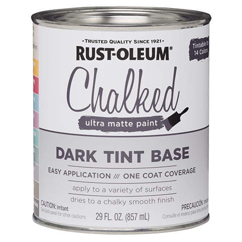 Rust-Oleum Specialty Chalked Ultra Matte Paint Dark Tint Base Brush On