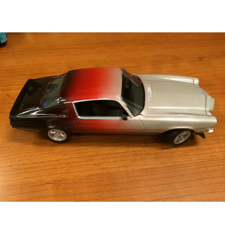 MODEL-CAR-RED-SILVER-BLACK