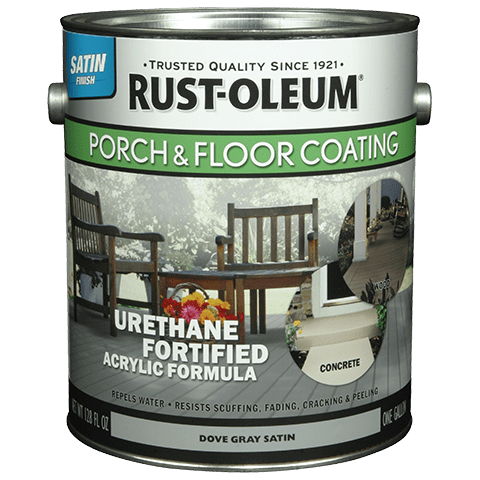 Rust-Oleum Porch & Floor Coating Dove Gray Textured Satin Paint