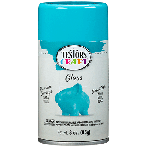 Testors Spray Chalk White, Pink, Blue and Yellow Water-based Chalky Paint  (12-oz ) in the Craft Paint department at
