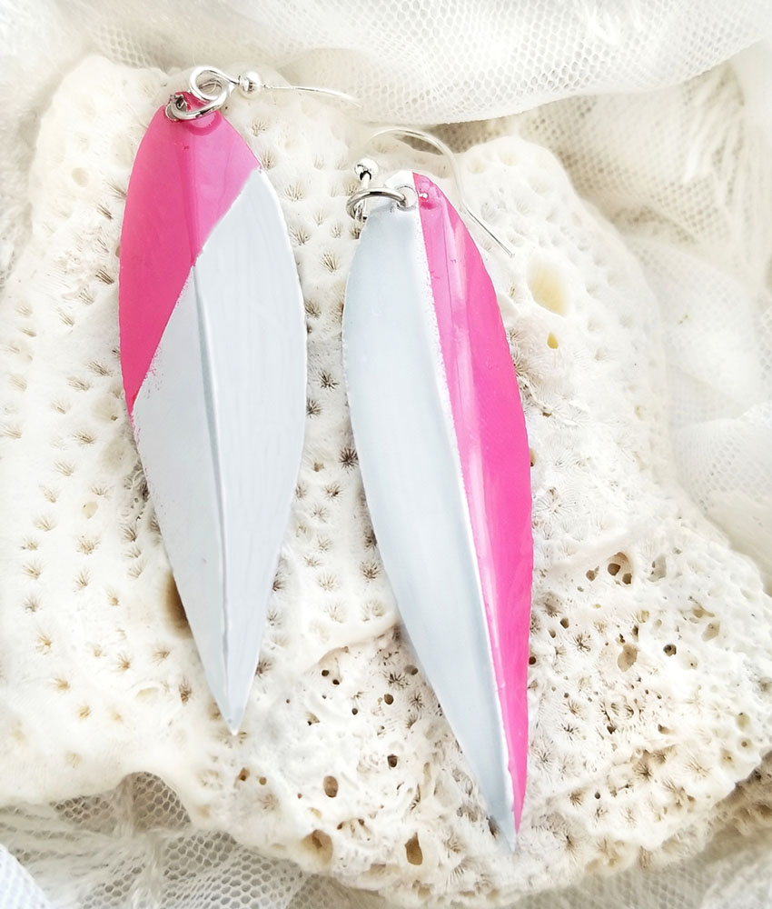 Recycled Soda Can Earrings