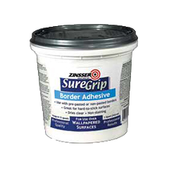 Zinsser® SureGrip® Border Adhesive for Wallpapered Surfaces Product Page