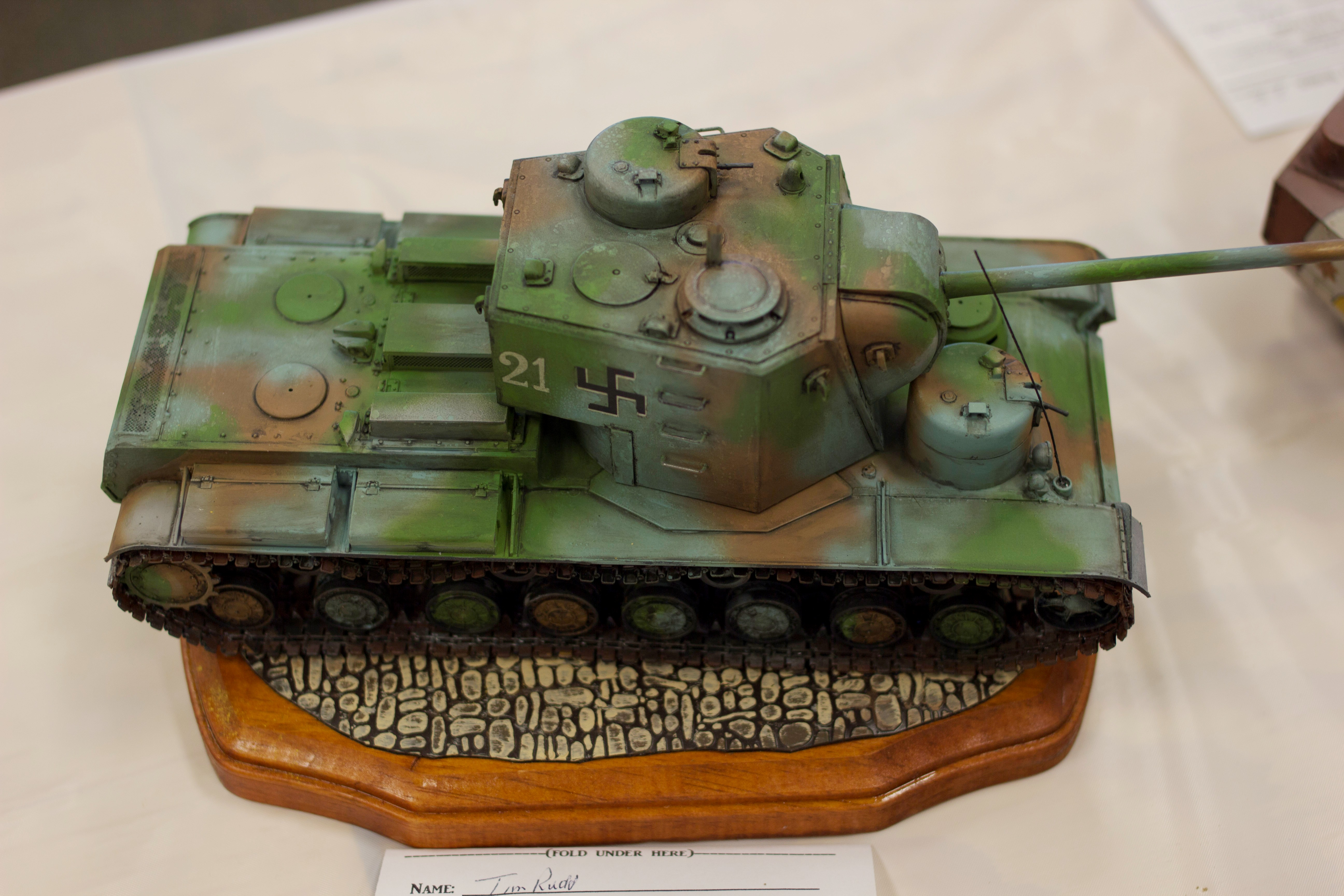 1/35 Scale Model of a German Tank