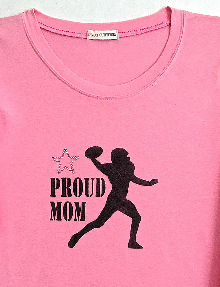 proud football mom shirts