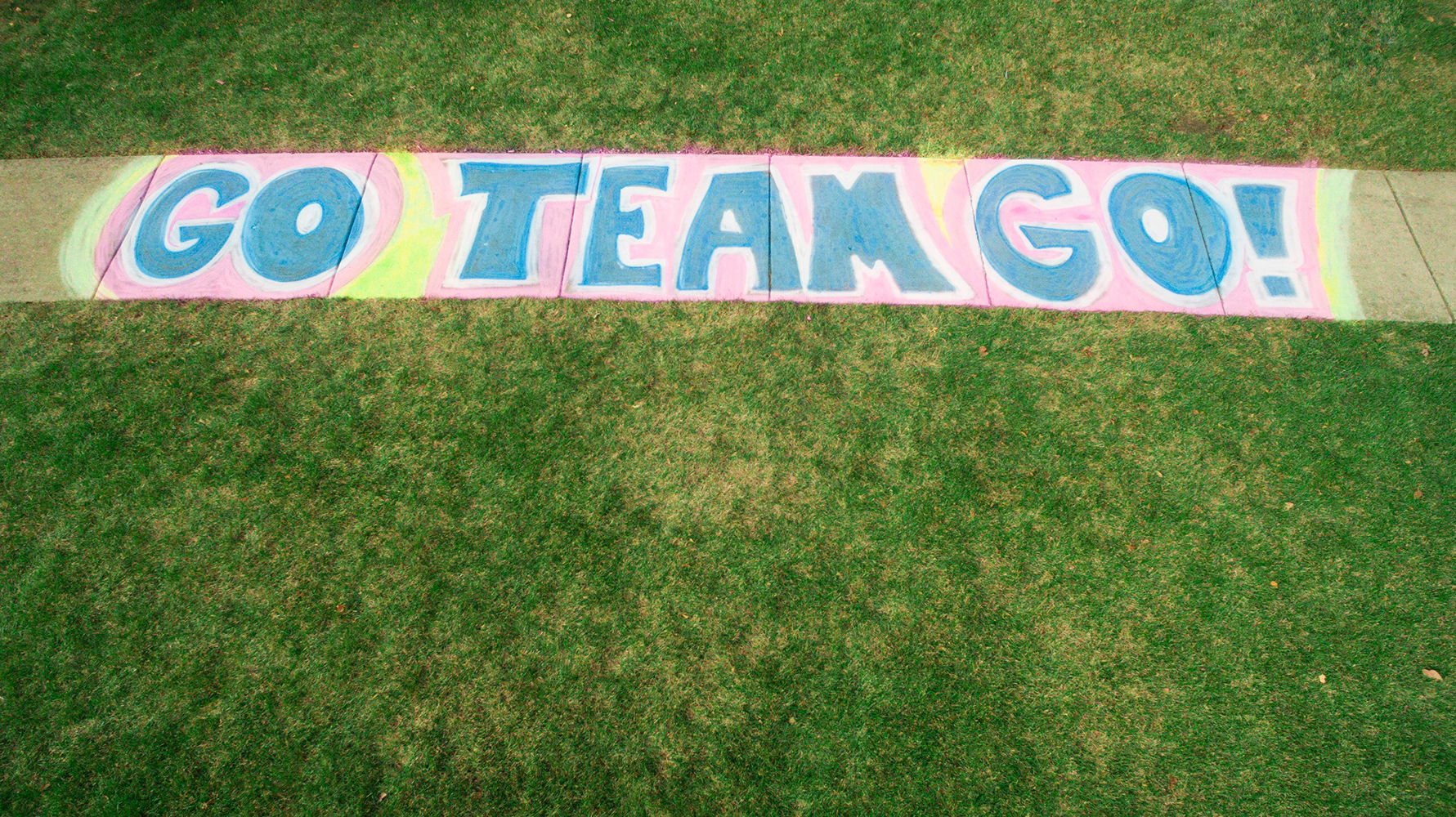 Baseball Season Spray Chalk Project