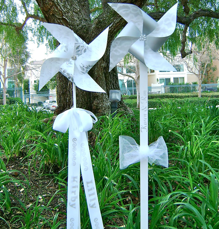 Summer Wedding Pinwheels