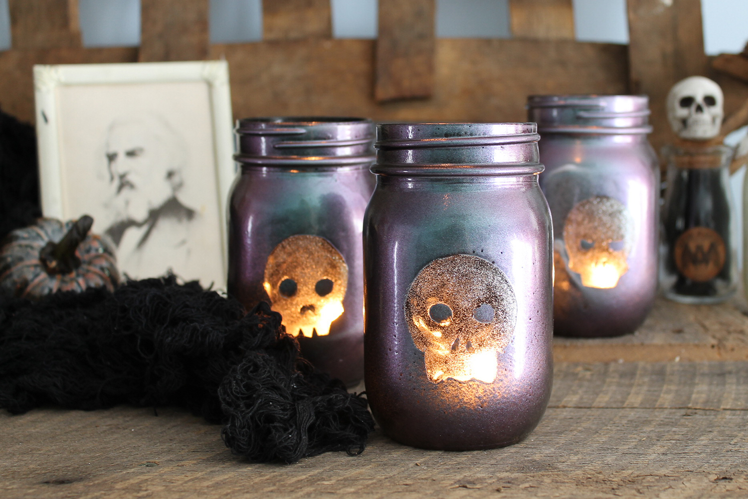 Halloween Mason Jars