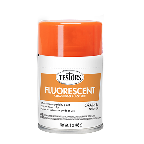 Testors Spray Fluorescent Orange