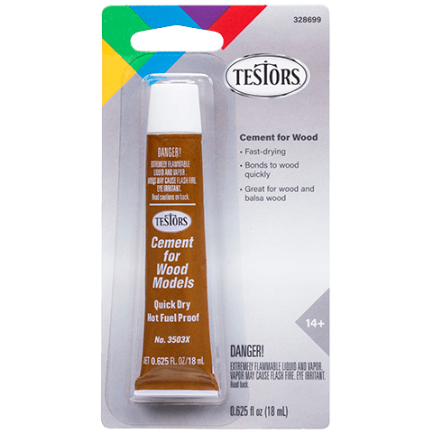 Testors Set of 2 Quick Dry Wood Cement Tubes – House of Hobbies FL