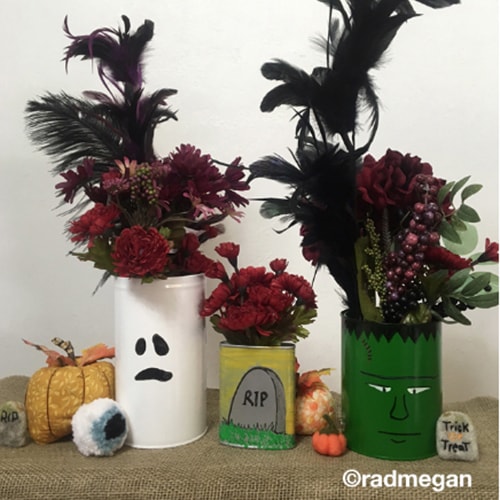Halloween Vases project