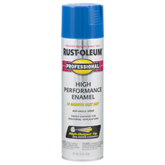 Rust-Oleum Professional High Performance Gloss Safety Blue Enamel Spray Paint