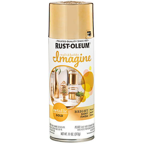 Buy Rust-Oleum Imagine 7606387 Craft Spray Paint, Metallic, Silver, 11 oz,  Can Silver