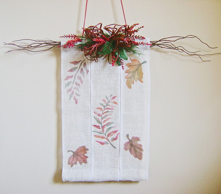 Leaf and Twig Wall Hanging Project