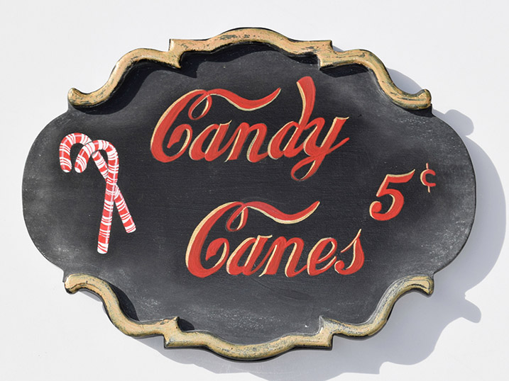 Candy Cane Plaque