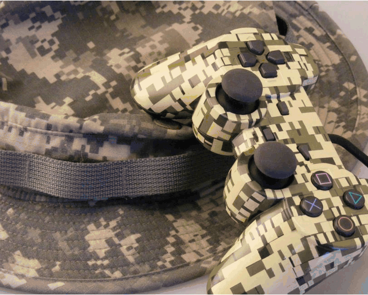 camouflage game controller