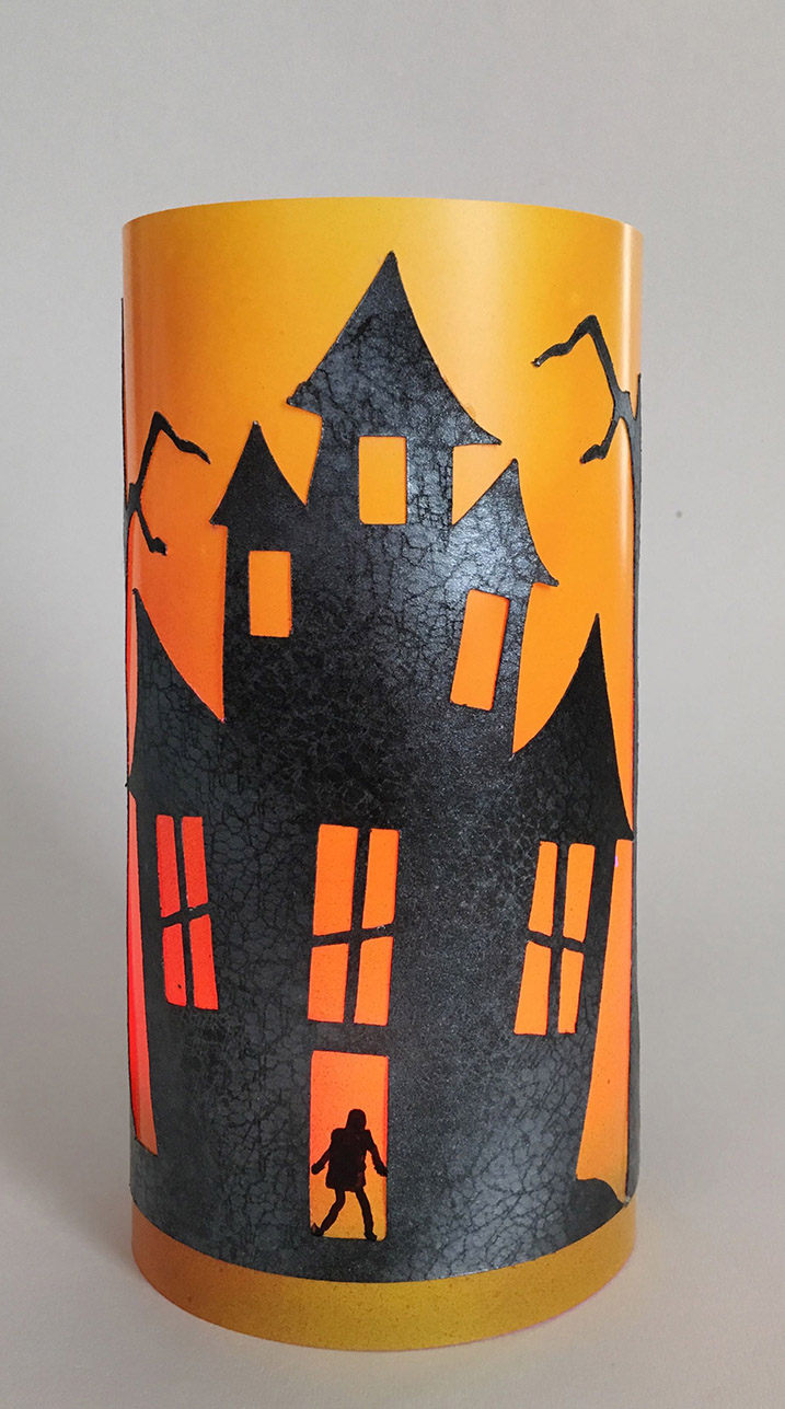 Lighted Haunted House project