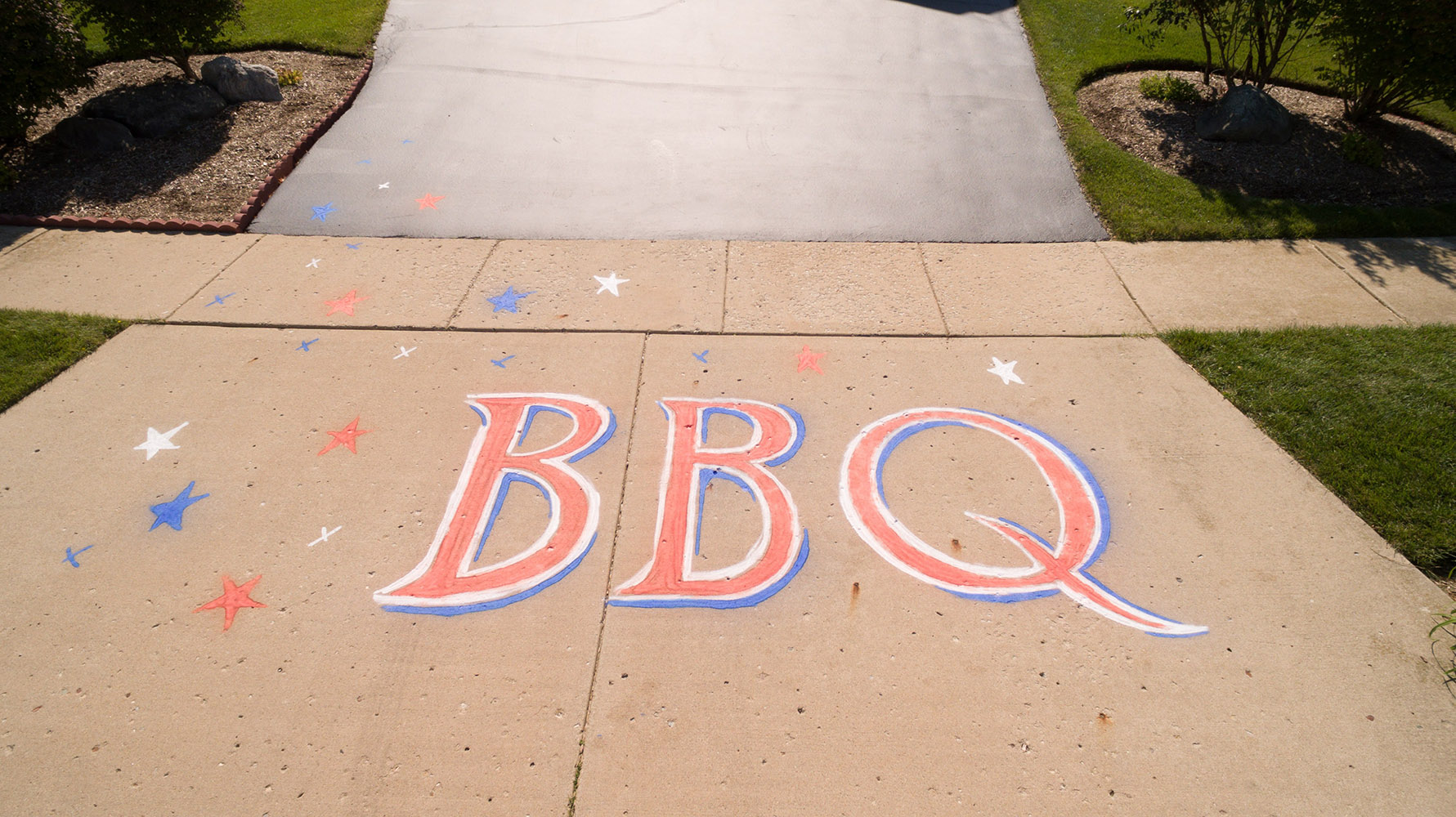 Spray Chalk BBQ