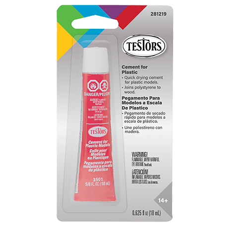 Testors Cement Plastic Model Glue Adhesive 2-Pack, 6 Fine Detail