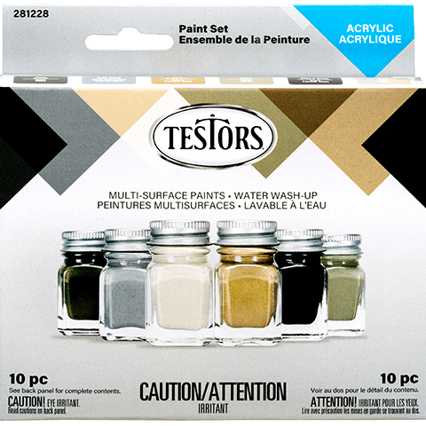 Testors Enamel Finishing Set Carousel - Hobby and Model Paint Set