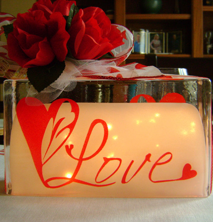 Heart Lights Centerpiece