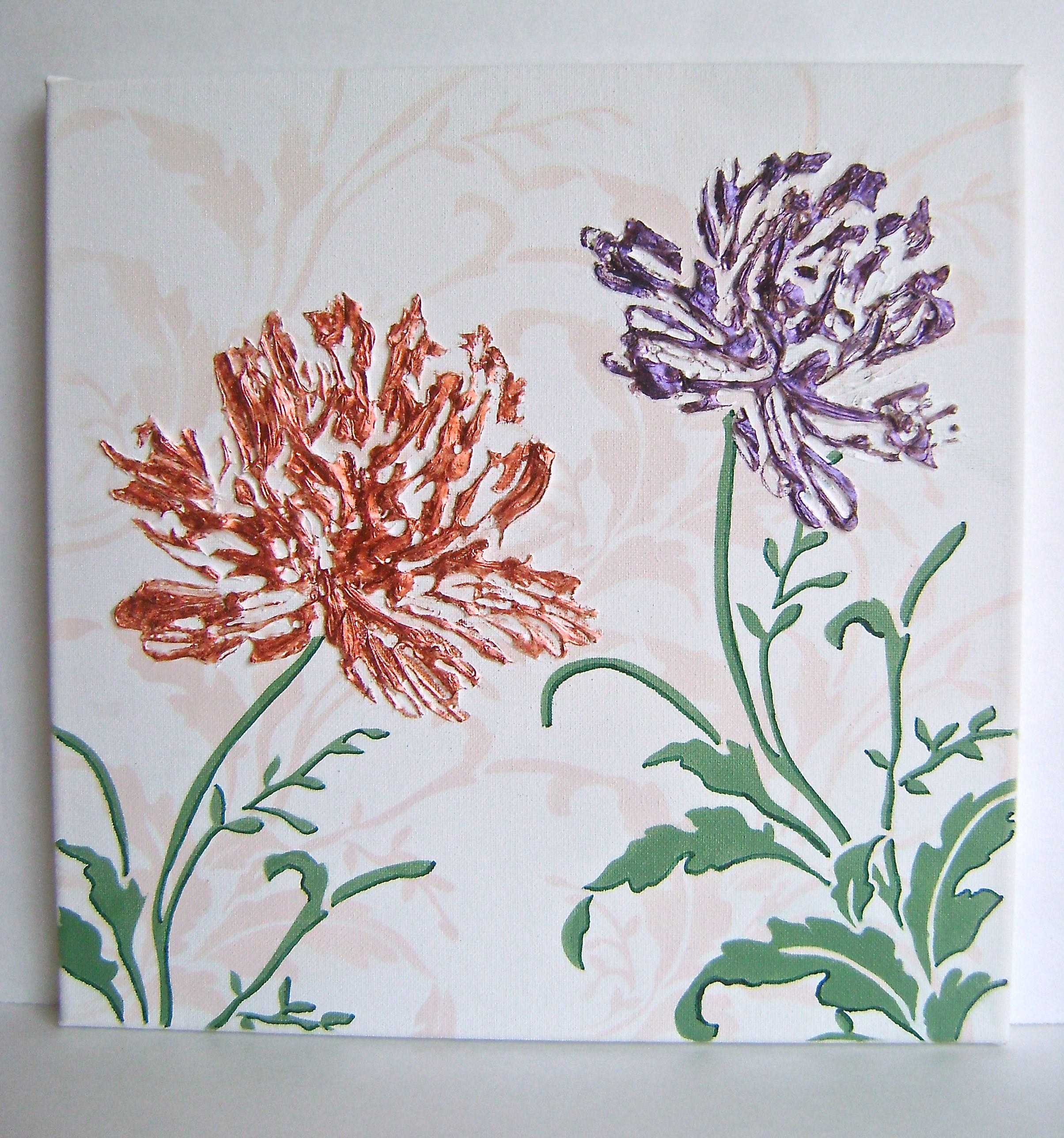 Pearl Blooms Canvas