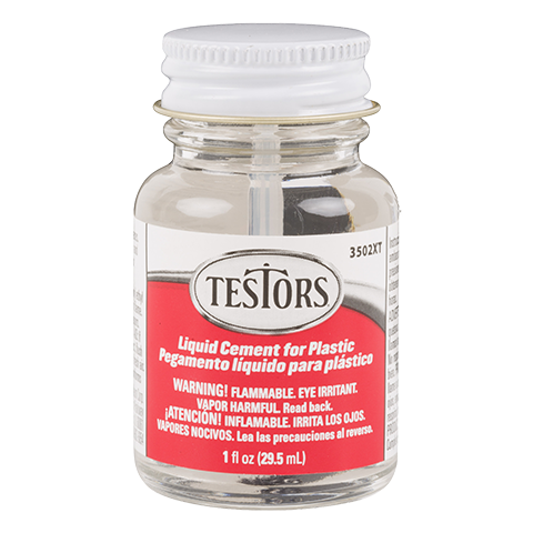  Testors Cement Plastic Model Glue Adhesive 2-Pack, 6