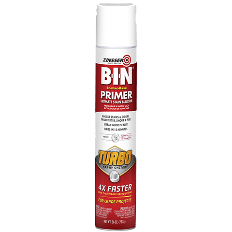 Zinsser B-I-N Primer with Turbo Spray System