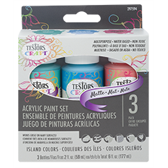 Testors 6-Pack Primary Acrylic Paint (Kit) in the Craft Paint