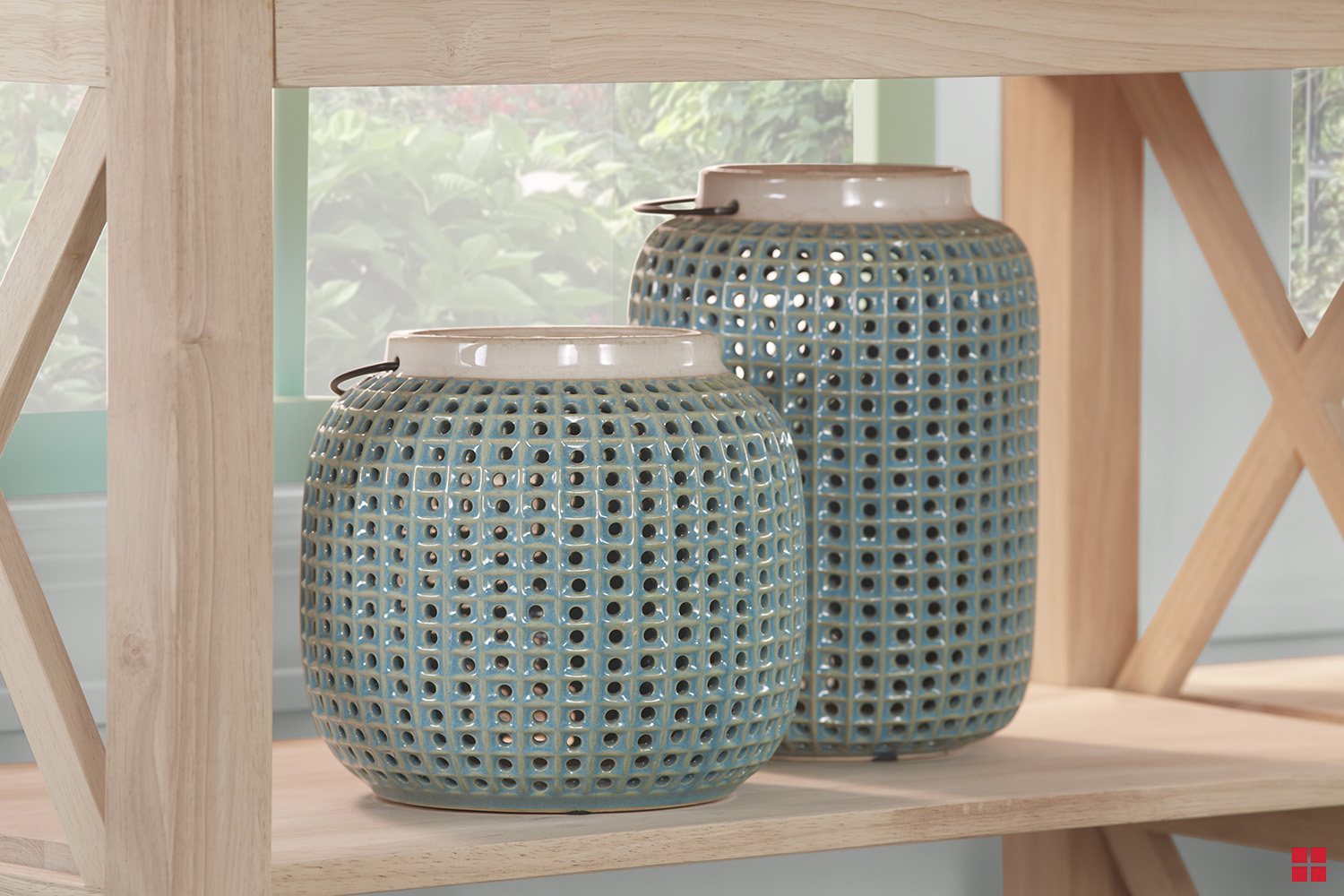 Spray Paint Ceramic Lanterns