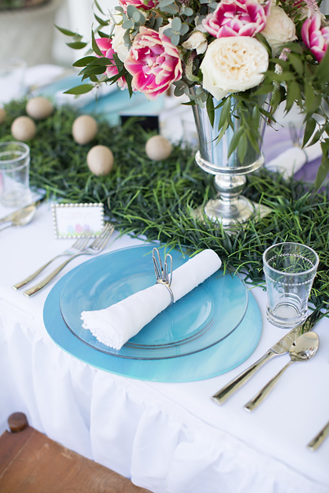 Plate Chargers in Easter Colors