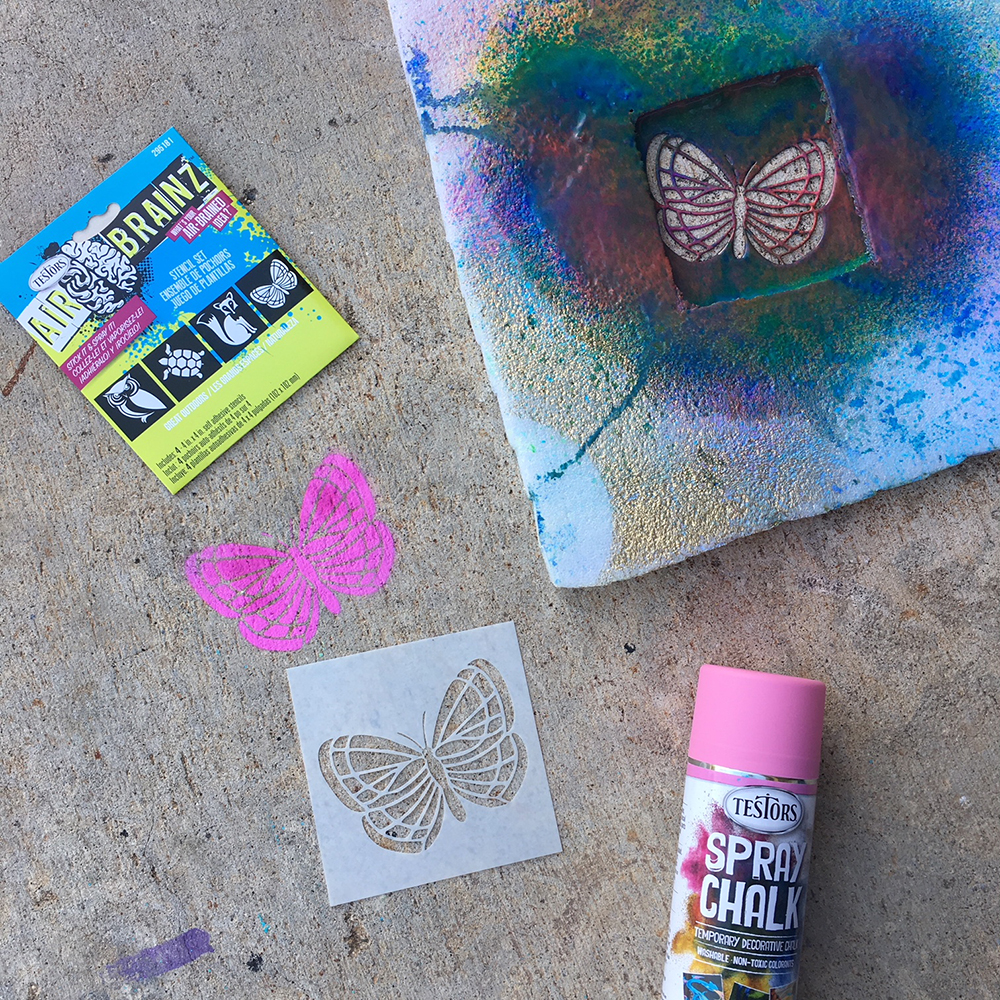 Springtime Designs with Spray Chalk