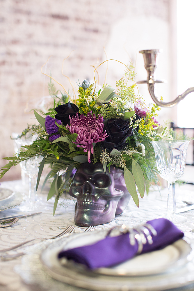 Elegant Halloween Table