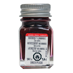 Testor 1529TT Enamel 1/4 oz Metal Flake Red