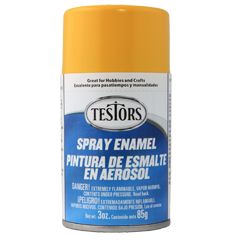 Testor 1214T Spray 3oz Yellow