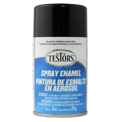 Testor 1247T Spray 3oz Black