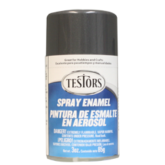 Testor 1253T Spray 3oz Graphite Gray Metallc Enamel